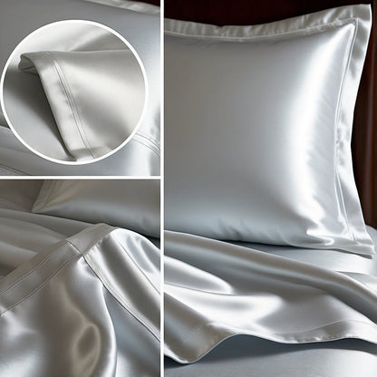 SET DI 4 PEZZI PER LETTO DI LUSSO IN SETA EGIZIANA