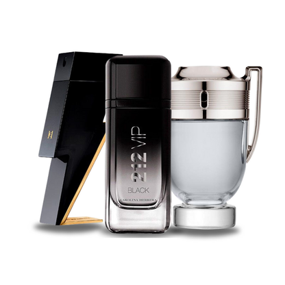BAD BOY, 212 VIP BLACK, PACO RABANNE INVICTUS