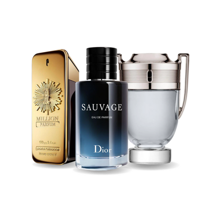 SET: PACO RABANNE ONE MILLION, DIOR SAUVAGE, PACO RABANNE INVICTUS